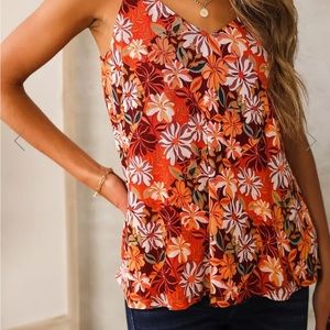 Willow and Root Mesh Tank Top